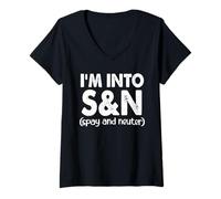 Femme I'm Into S & N (stérilisation et neutre) Apparel T-Shirt avec Col en V