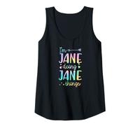 Femme I'm Jane Doing Jane Things Prénom personnalisé Débardeur