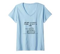 Femme I'm Not A Creative Person So Here a Tank Creativity T-Shirt avec Col en V