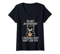 Femme I'm Not an Introvert I Probably Just Don't Like You T-Shirt avec Col en V