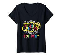 Femme I'm Ready for Kindergarten But is It Ready for Me T-Shirt avec Col en V