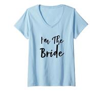 Femme I'm The Bride - Bridal Hen Party Do Night Getting Ready T-Shirt avec Col en V