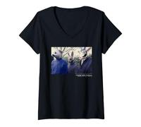Femme Image du Film The Wicker Man May Day Parade T-Shirt avec Col en V