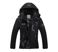 Femme Imperméable Militaire Combat Veste Soft Shell Polaire Tactiques Blousons avec Multi-Poches Capuche Amovible Veste Imperméable Coupe-Vent Voyage Décontracté Respirant Manteau Parka