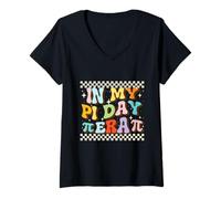 Femme in My Pi Day Era - Professeur de Sciences mathématiques pour Amoureux des mathématiques T-Shirt avec Col en V