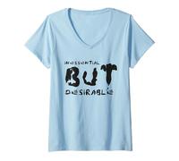 Femme Inessential But Desirable T-Shirt avec Col en V
