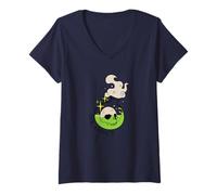 Femme Ink Addict Ink Love Deep Under The Skin T-Shirt avec Col en V