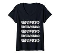 Femme Insoupçonné T-Shirt avec Col en V