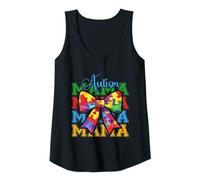 Femme Inspiration des pièces du puzzle Mama Autism Awareness Coquette Now Débardeur
