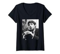 Femme Interview des Beatles avec Paul McCartney Beatlemania 1963 T-Shirt avec Col en V