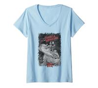 Femme Interview with The Vampire La Famille Mono Poster T-Shirt avec Col en V
