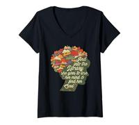 Femme Into library I go to lose my mind & find my soul - book lover T-Shirt avec Col en V