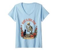 Femme Introverti T-Shirt avec Col en V