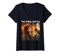 Femme Iran : la Bataille Finale T-Shirt avec Col en V