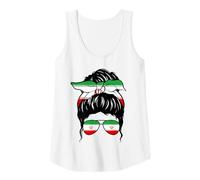 Femme Iranian Girl Iran Drapeau iranien Fière femme iranienne Débardeur