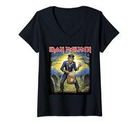 Femme Iron MailMan - Deliverability Joke - funny email marketing T-Shirt avec Col en V