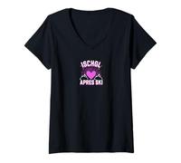 Femme Ischgl, Ski Et Après-Ski T-Shirt avec Col en V