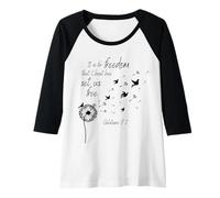 Femme It is for Freedom That Christ Has Set Us Free Galates 5:1 Manche Raglan