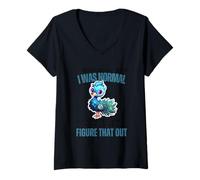 Femme It is Not My Fault You Thought I Was Normal ; Nice Peacock T-Shirt avec Col en V