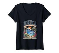 Femme Ithaca Taking The Long Way Home Odyssey Mythologie Grecque T-Shirt avec Col en V