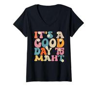Femme It's A Good Day To Do Math Teachers Women Kids Funny Maths T-Shirt avec Col en V