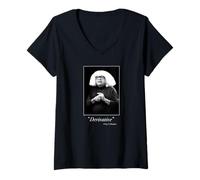 Femme It's Always Sunny Derivative Ongo Gablogian Art Critic Frank T-Shirt avec Col en V