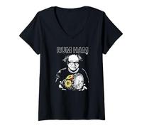 Femme It's Always Sunny in Philadelphia Rum Ham Gaze TV Show T-Shirt avec Col en V