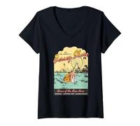 Femme It's Always Sunny Visit The Jersey Shore Home of The Rum Ham T-Shirt avec Col en V