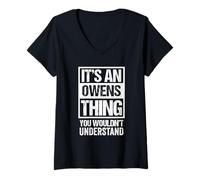 Femme It's an Owens Thing You Wouldn't Understand T-Shirt avec Col en V