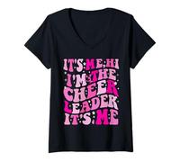 Femme It's Me Hi I'm The Cheerleader It's Me T-Shirt avec Col en V