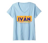 Femme Ivan Cepeda Presidente 2026 | El Cambio Progresista Sugue T-Shirt avec Col en V
