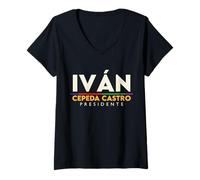 Femme Ivan Cepeda Presidente 2026 | El Cambio Sigue | Petrismo T-Shirt avec Col en V