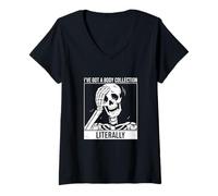 Femme I've Got A Body Collection Dissecteur anatomiste Humoristique T-Shirt avec Col en V