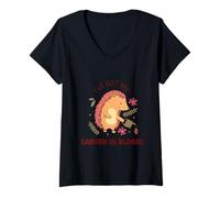 Femme I've Got My Garden in Bloom! Cadeau rétro Jardinier T-Shirt avec Col en V