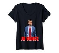 Femme J.D. Vance... T-Shirt avec Col en V