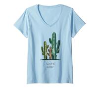 Femme J'adore Les Cactus (Graphique de Cactus) T-Shirt avec Col en V
