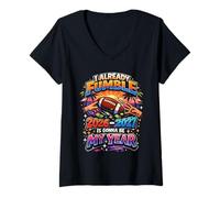 Femme J'Ai déjà essayé Meme Funny Fantasy Football T-Shirt avec Col en V