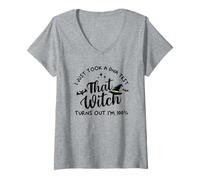 Femme J'ai passé un test ADN se révèle que je suis à 100% cette T-Shirt avec Col en V