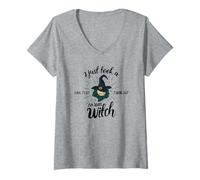 Femme J'ai passé un test ADN se révèle que je suis à 100% de T-Shirt avec Col en V