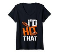 Femme J'Ai TIRÉ Cela Skeet Shooting Humour T-Shirt avec Col en V