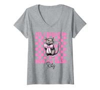 Femme J'ai vraiment besoin de tous ces rats drôles de rats, de filles, de mamans et de souris T-Shirt avec Col en V