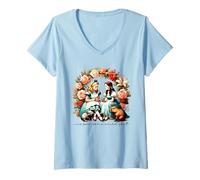Femme J'Ai vu des Trucs bizarres T-Shirt avec Col en V