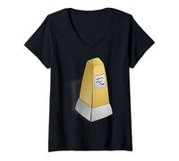 Femme J'aime Vraiment des obélisques - Monument de l'obélisque T-Shirt avec Col en V