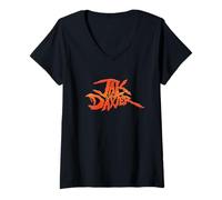 Femme Jak and Daxter Main Logo Retro Video Game T-Shirt avec Col en V