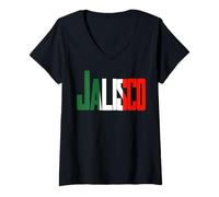 Femme Jalisco - Guadalajara México T-Shirt avec Col en V