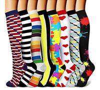 Femme Jambières Guêtres Noël Mi Bas Femme Thermiques Noël Chaussettes Coton Chaudes pour Uniforme Accessoires Christmas Over Knee Socks Polaire Sans Coutures Chaussettes Pour Les Hommes et Les Femmes