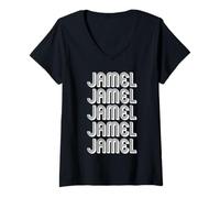 Femme Jamel T-Shirt avec Col en V