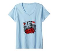 Femme James Joyce Ulysse Dublin Littérature Bloomsday T-Shirt avec Col en V