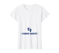 Femme J'arrive bientôt Mamie Future Maman Annonce Grossesse T-Shirt