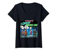 Femme Je Choisis Invisible Man Funny Novelty Man ou Bear T-Shirt avec Col en V